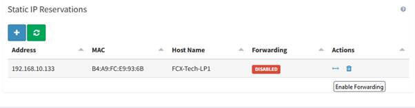 SPanel V1.0 - Static IP
