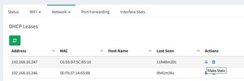 SPanel V1.0 - Static IP