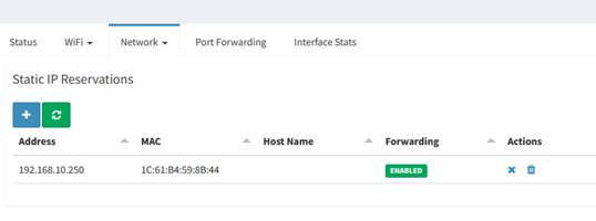 SPanel V1.0 - Static IP